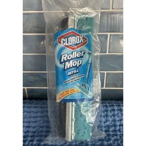 1 Clorox Roller Mop Refill Sponge With Anti-Microbial Protection Blue NEW‎